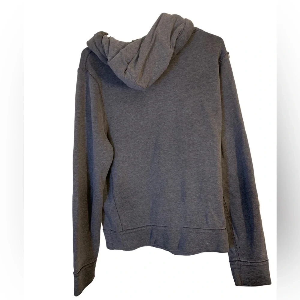 EUC Abercrombie & Fitch Women’s Hoodie in Gray/White - Picture 2 of 4